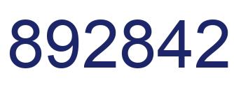 Número 892842 imagen azul