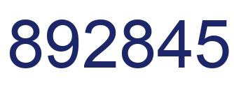 Número 892845 imagen azul