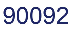 Number 90092 blue image