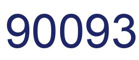 Number 90093 blue image