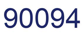 Number 90094 blue image