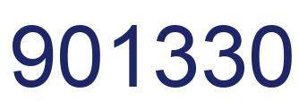 Número 901330 imagen azul