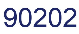 Número 90202 imagen azul