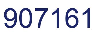 Número 907161 imagen azul