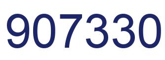 Número 907330 imagen azul