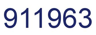 Número 911963 imagen azul