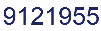 Number 9121955 blue image