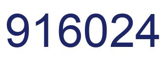 Number 916024 blue image
