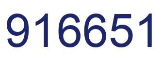 Número 916651 imagen azul