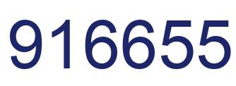 Number 916655 blue image