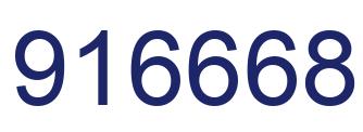 Número 916668 imagen azul