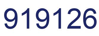Número 919126 imagen azul