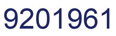 Number 9201961 blue image