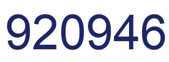 Número 920946 imagen azul