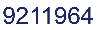 Number 9211964 blue image