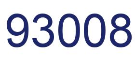 Número 93008 imagen azul