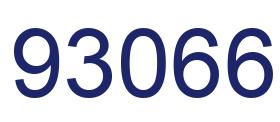 Número 93066 imagen azul