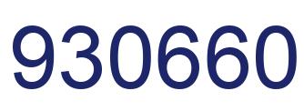 Número 930660 imagen azul