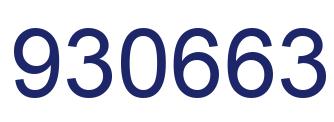 Número 930663 imagen azul