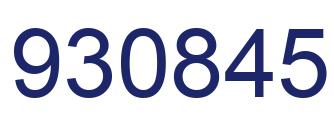 Número 930845 imagen azul