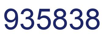 Número 935838 imagen azul