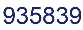 Número 935839 imagen azul