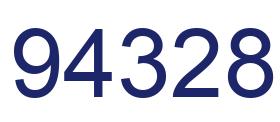 Number 94328 blue image