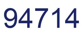 Number 94714 blue image