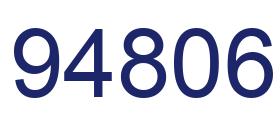 Number 94806 blue image