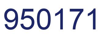 Número 950171 imagen azul