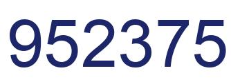 Número 952375 imagen azul