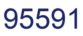 Number 95591 blue image