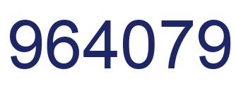 Número 964079 imagen azul