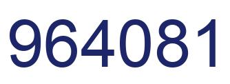 Número 964081 imagen azul