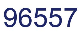 Number 96557 blue image