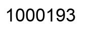 Número 1000193 imagen negro