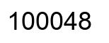 Número 100048 imagen negro