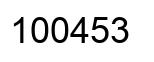 Número 100453 imagen negro