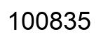 Número 100835 imagen negro