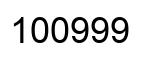 Número 100999 imagen negro