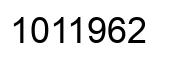 Número 1011962 imagen negro