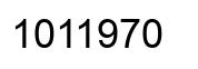 Número 1011970 imagen negro