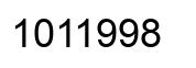 Número 1011998 imagen negro