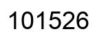Número 101526 imagen negro