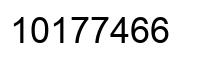 Number 10177466 black image