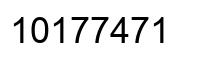 Number 10177471 black image