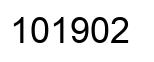 Número 101902 imagen negro