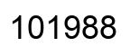 Número 101988 imagen negro