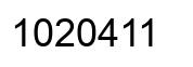 Número 1020411 imagen negro