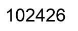 Número 102426 imagen negro